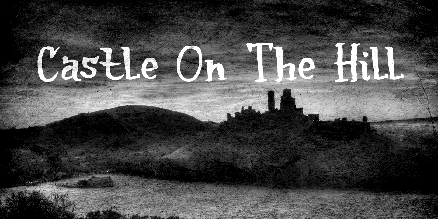 Castle On The Hill Font Poster #1
