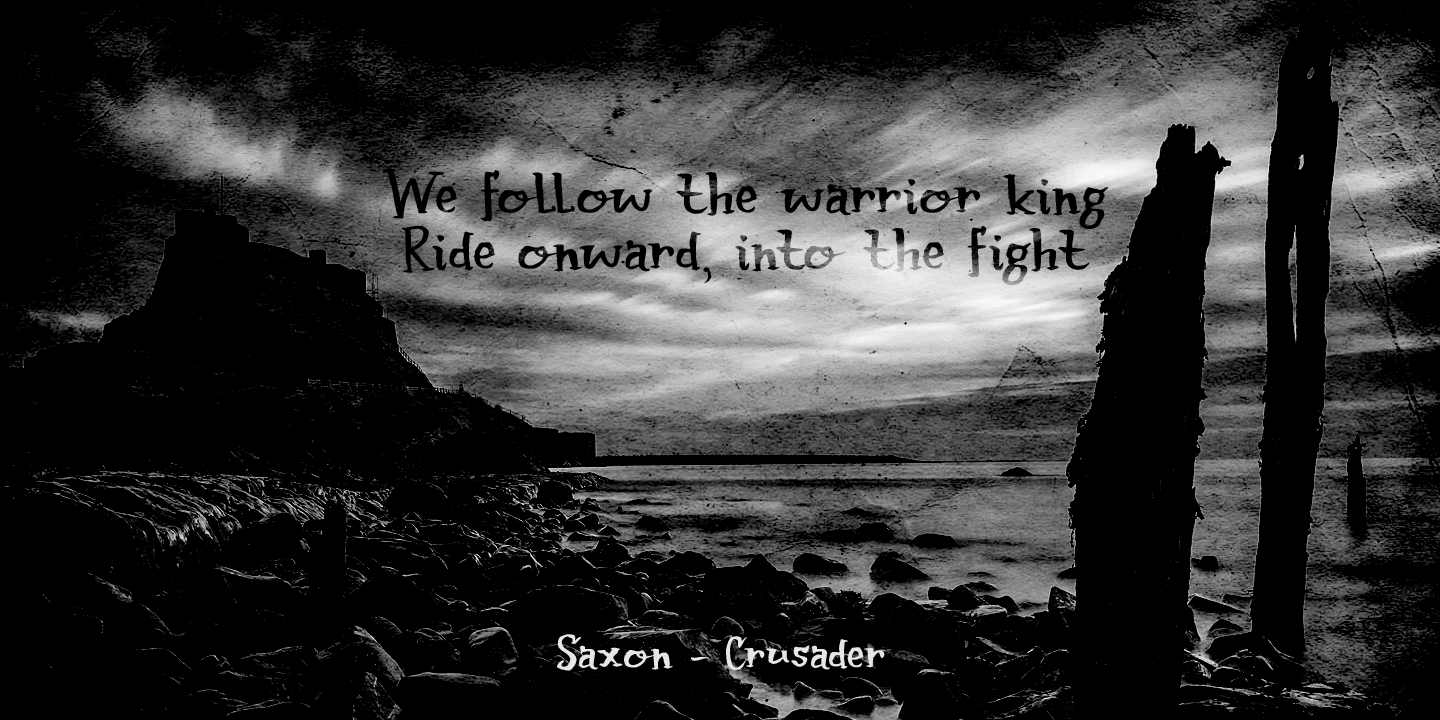 Castle On The Hill Font Poster #1