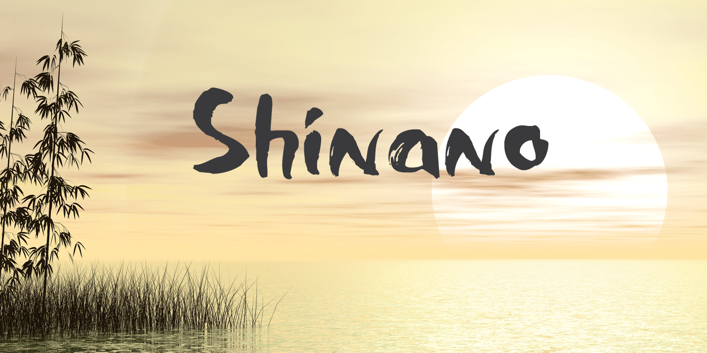Shinano Font Poster #1