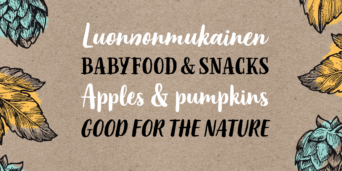 Organika Font Poster #1