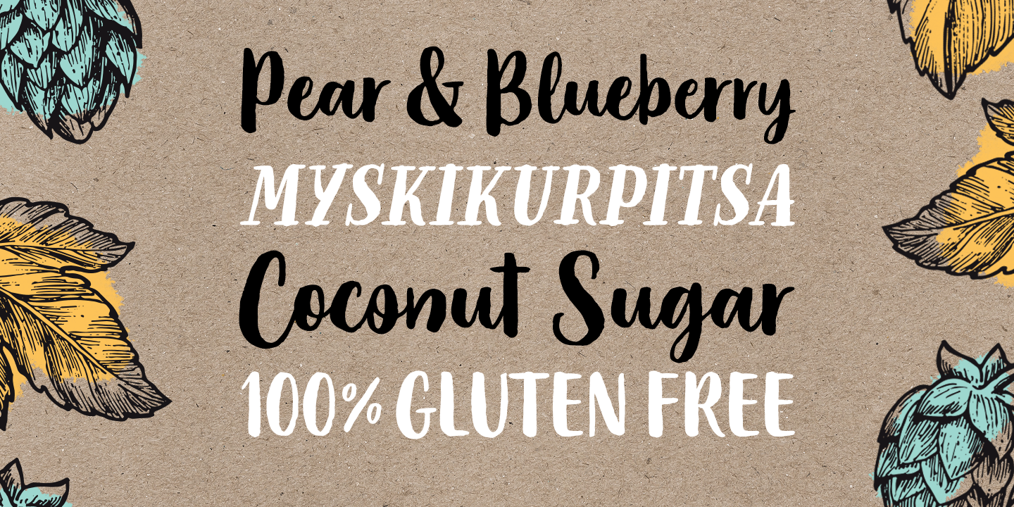 Organika Font Poster #1