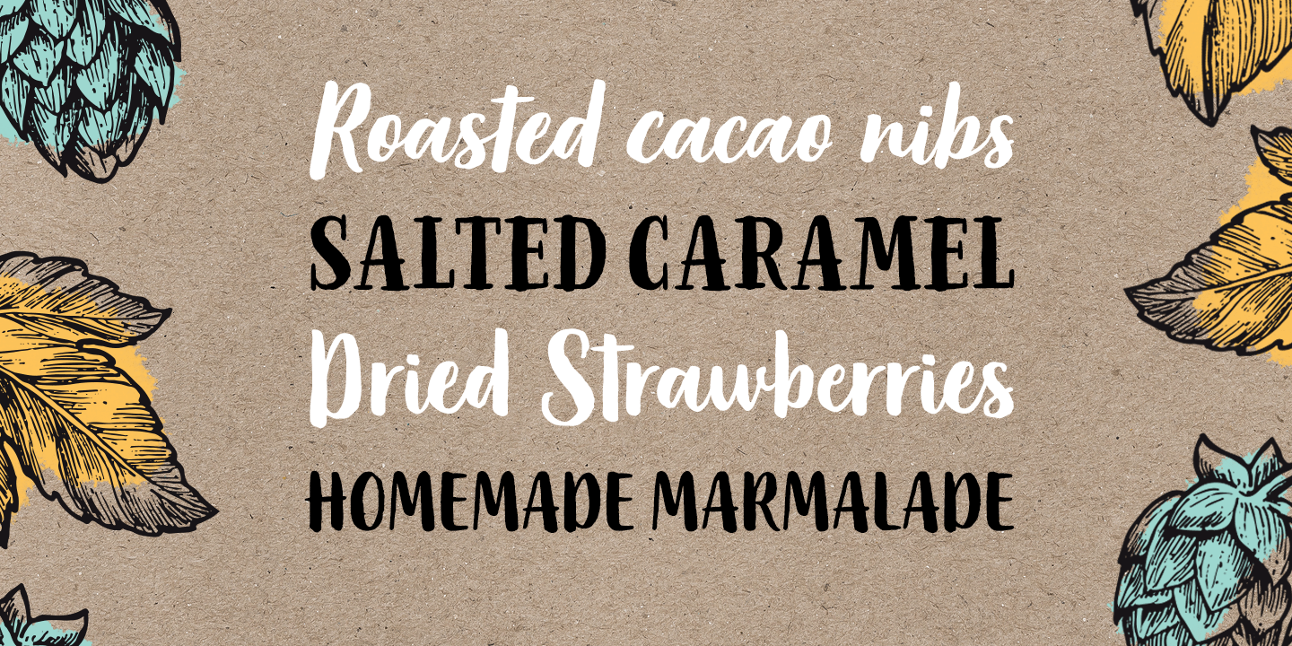 Organika Font Poster #1