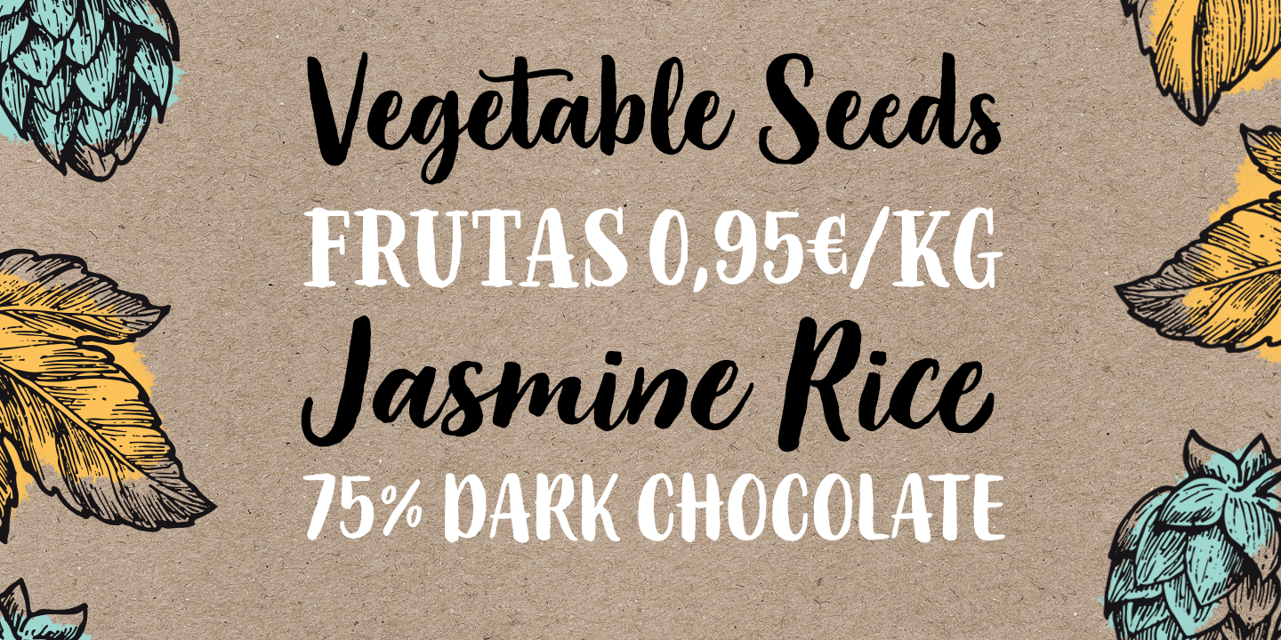 Organika Font Poster #1