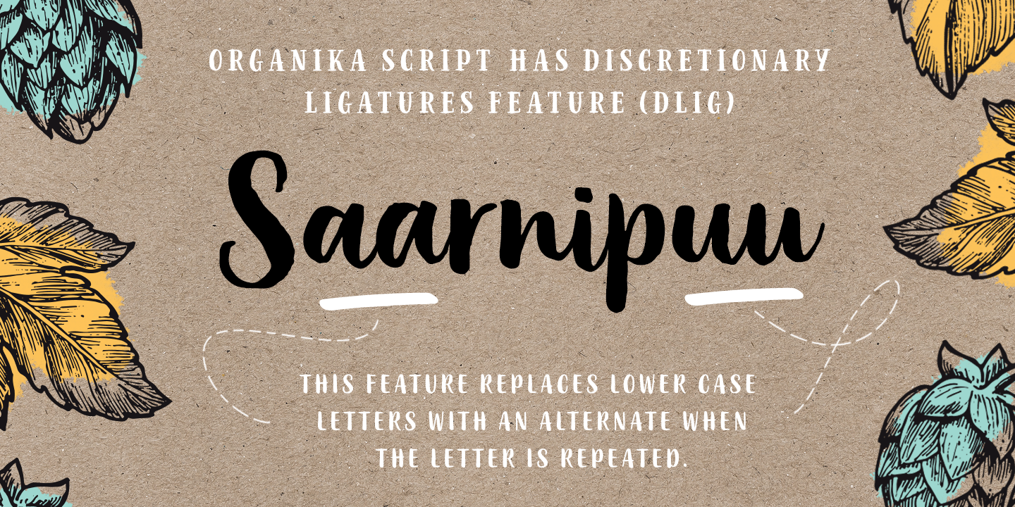 Organika Font Poster #1