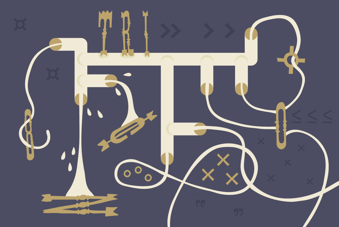 YWFT Tall Tex Font Poster #1