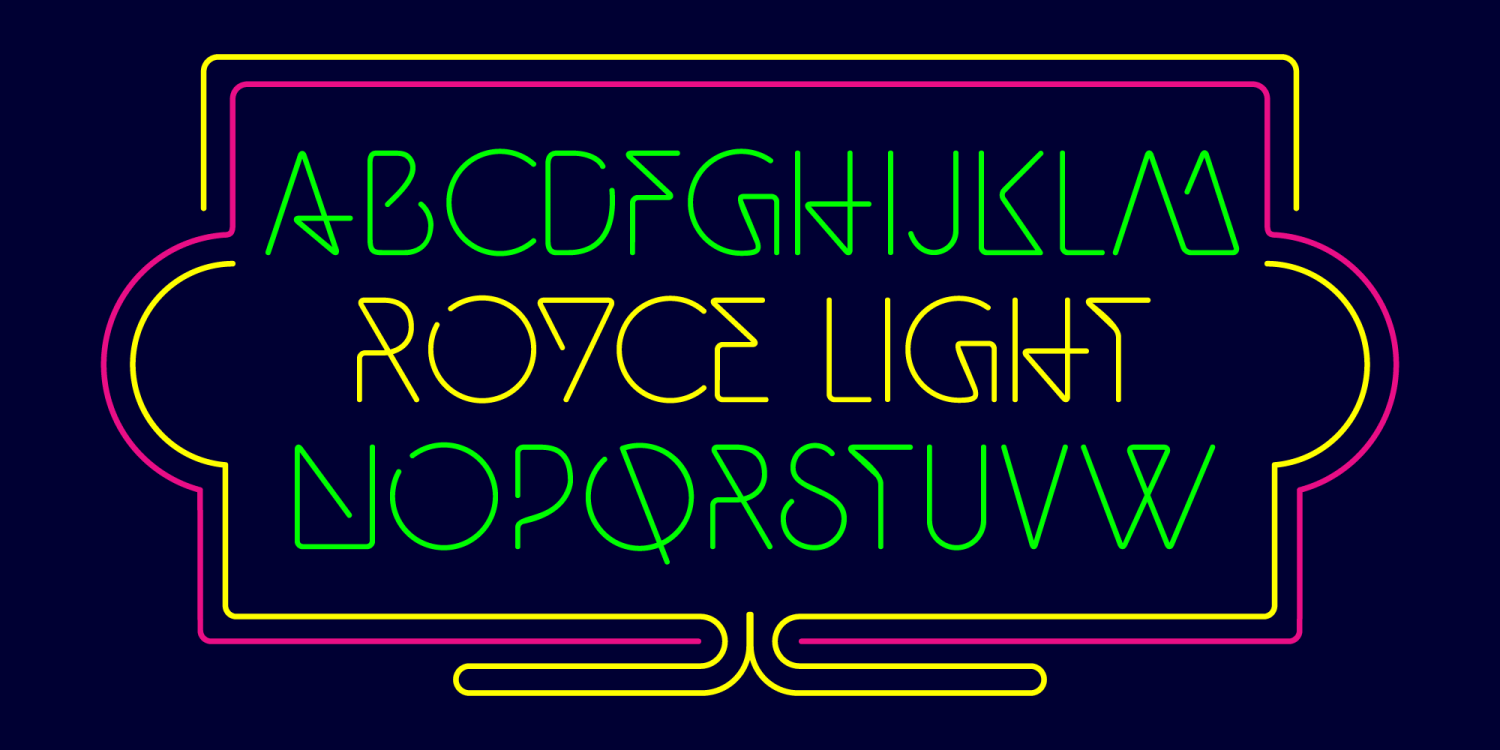 Royce Font Poster #1