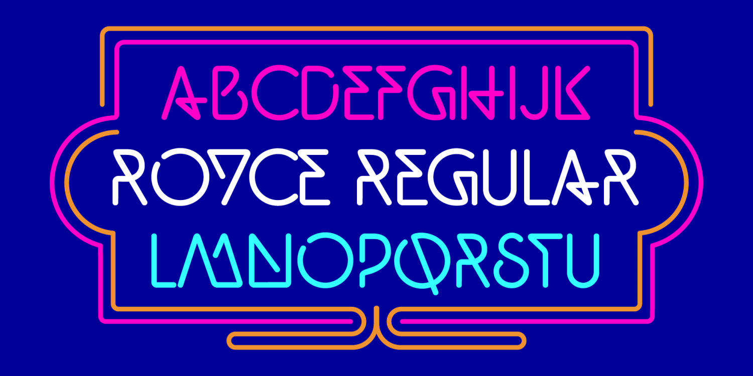 Royce Font Poster #1