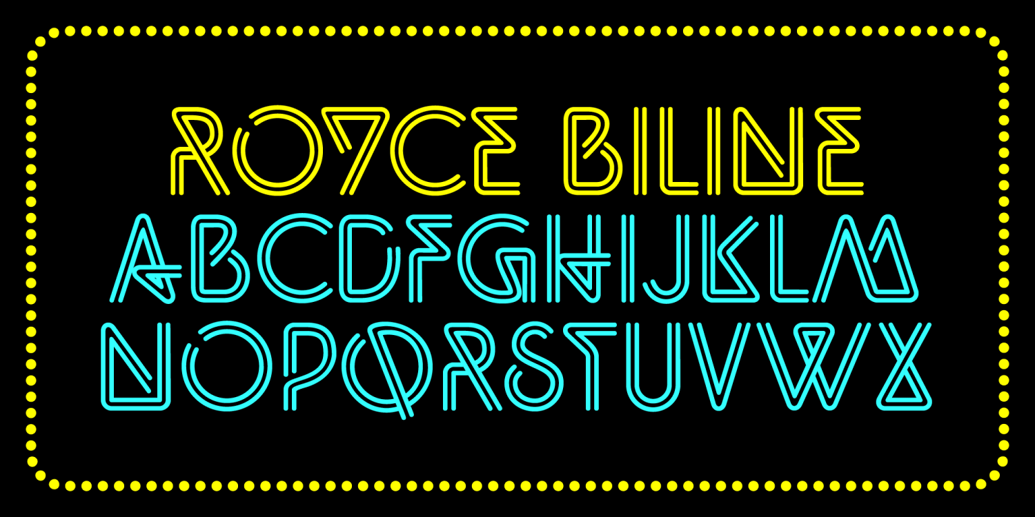 Royce Font Poster #1