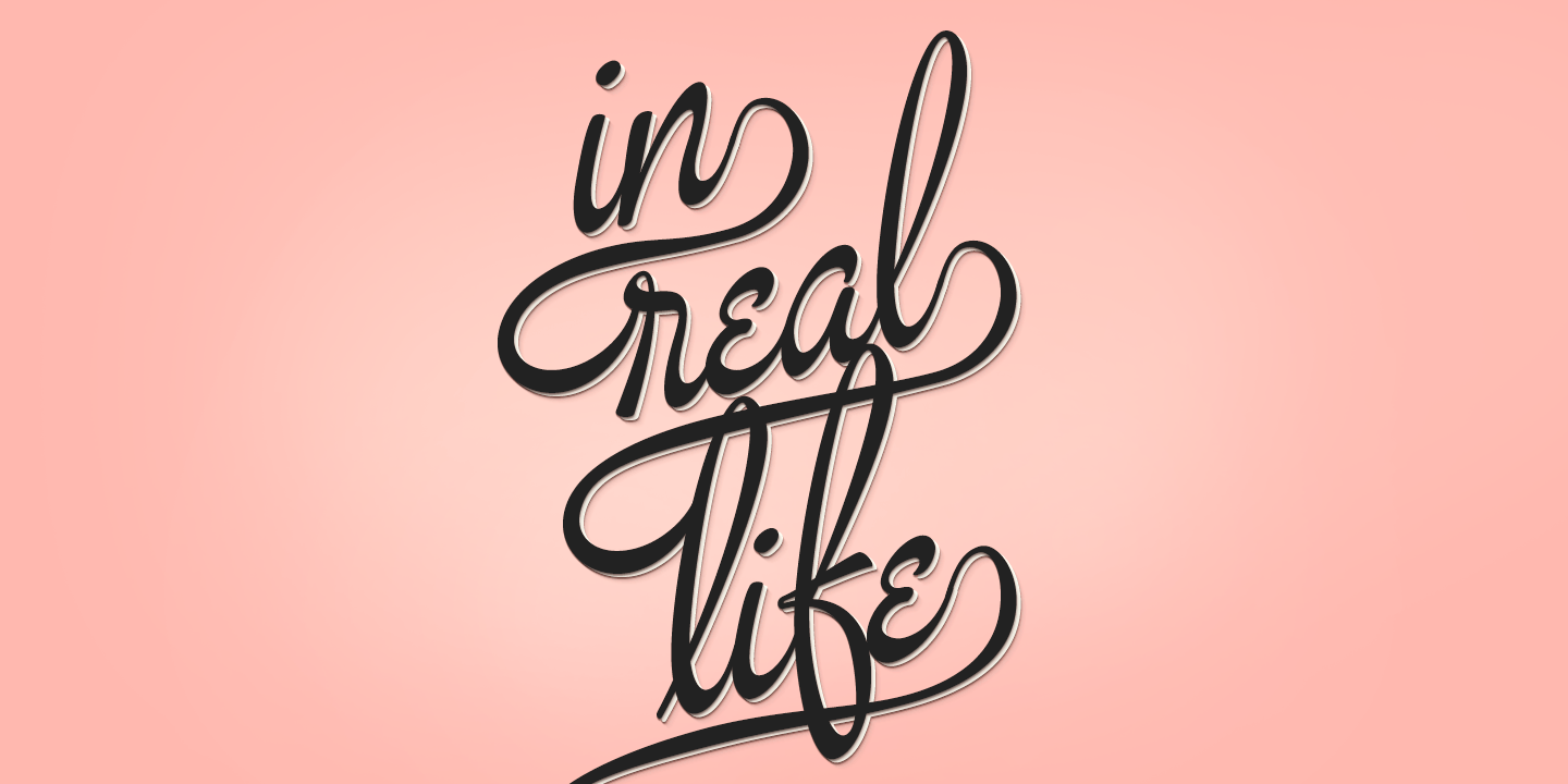 Breakfast Script Font Poster #1