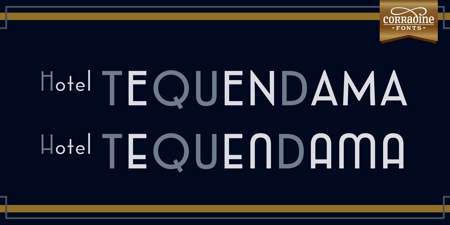 Emblema Font Poster #1