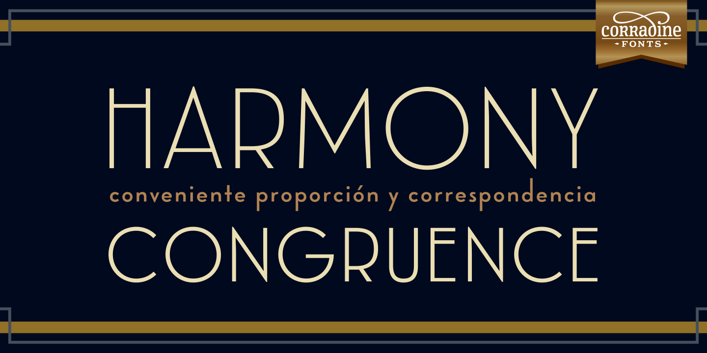 Emblema Font Poster #1