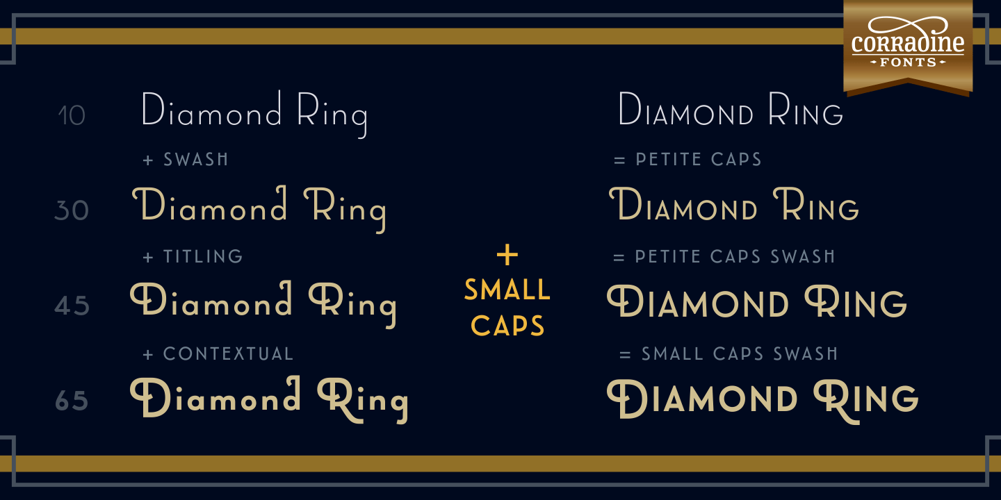 Emblema Font Poster #1