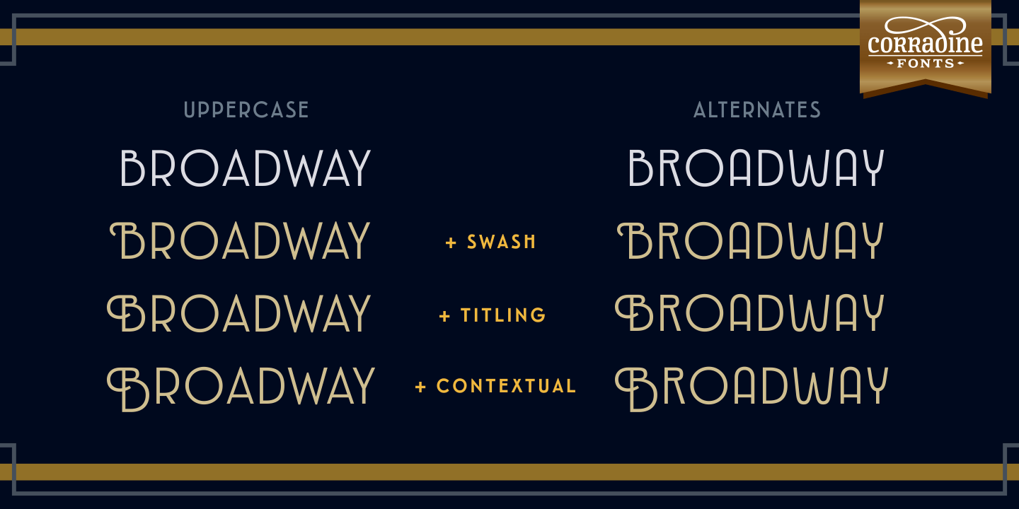 Emblema Font Poster #1
