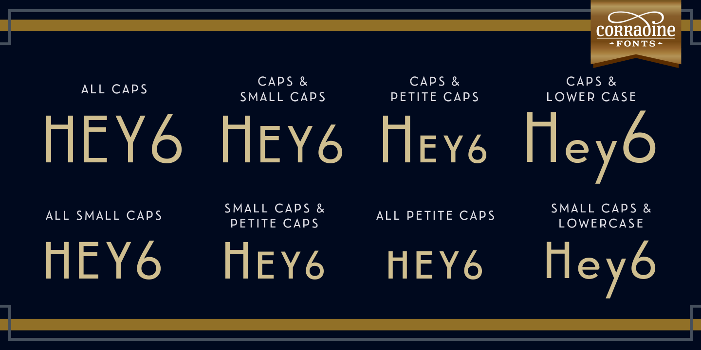 Emblema Font Poster #1