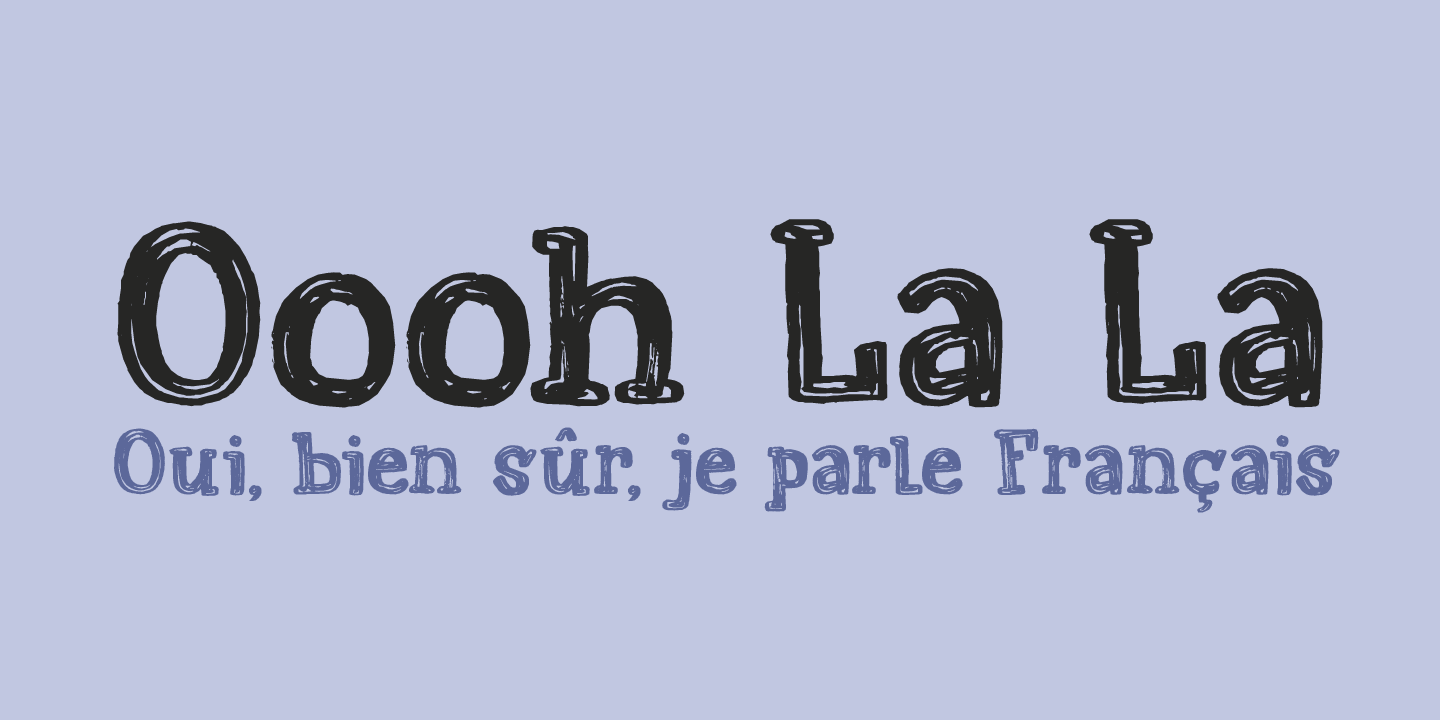 Printout Font Poster #1