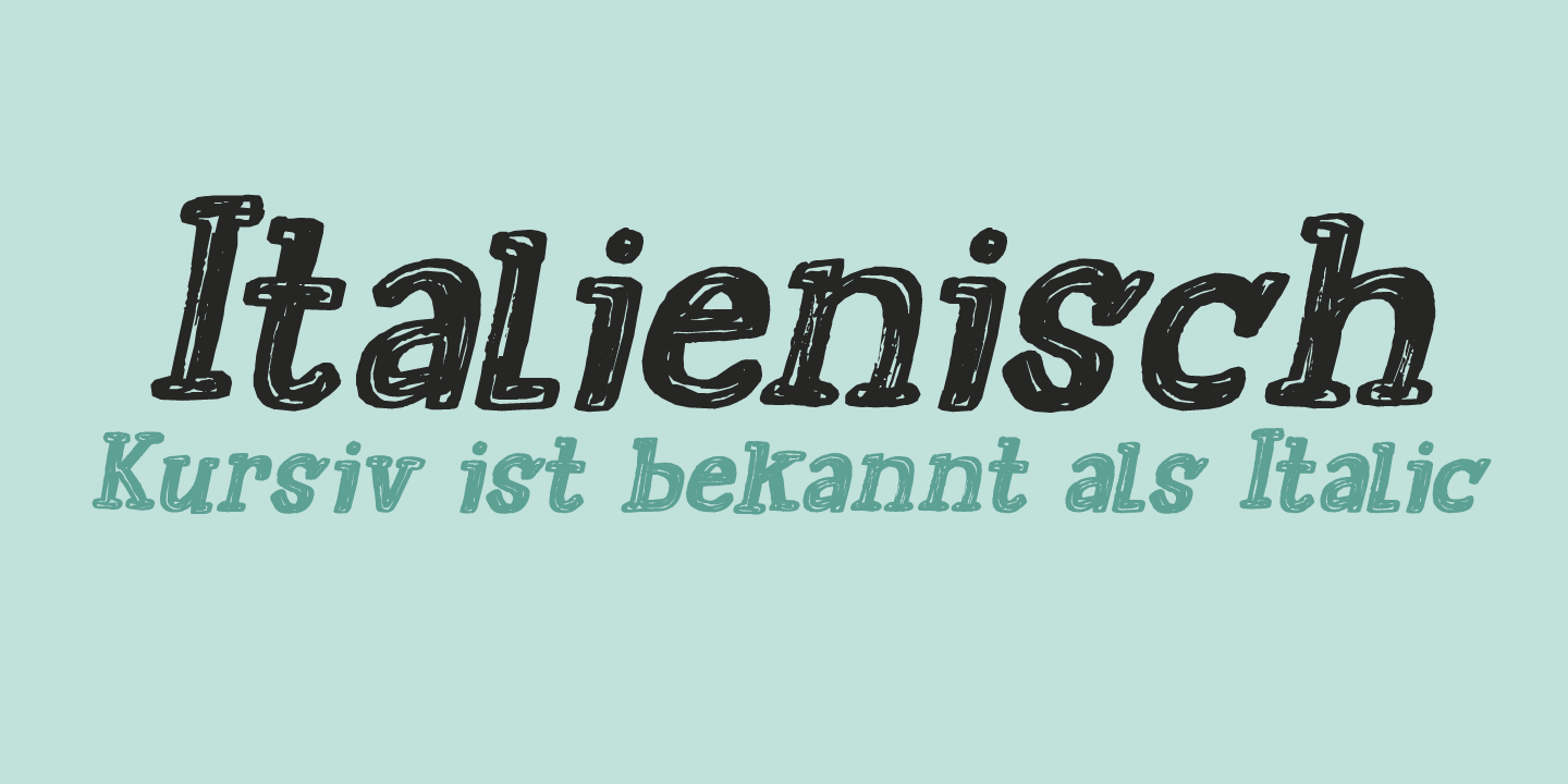 Printout Font Poster #1