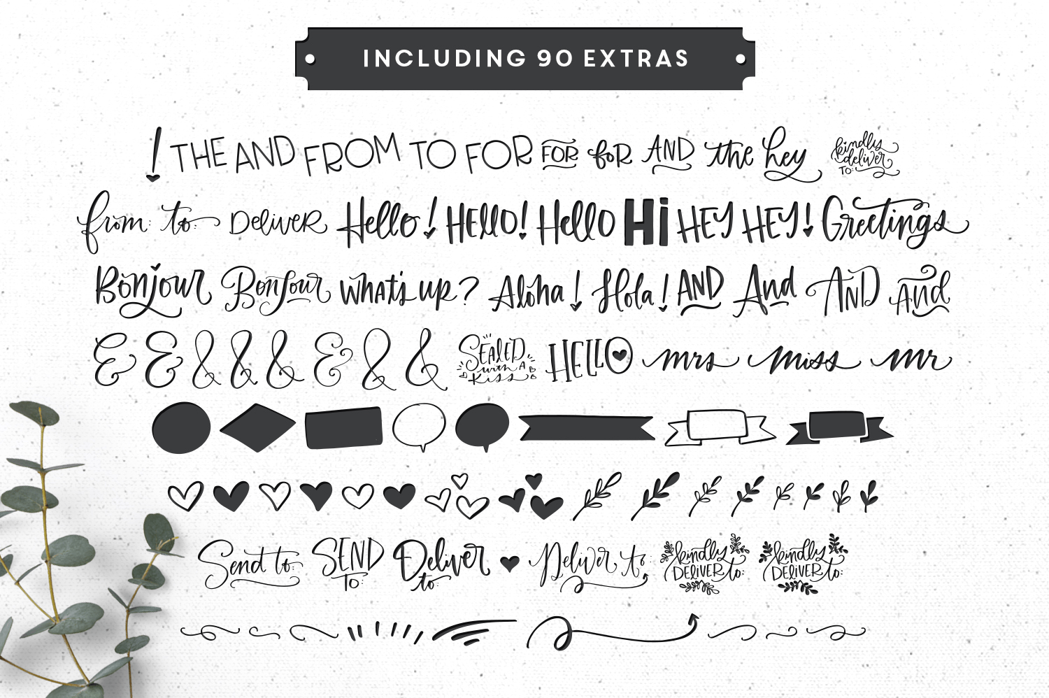 Hey Bombshell Font Poster #1