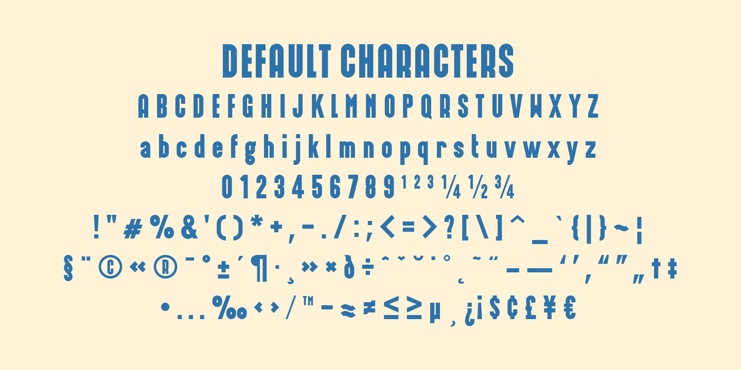 Americaline Font Poster #1
