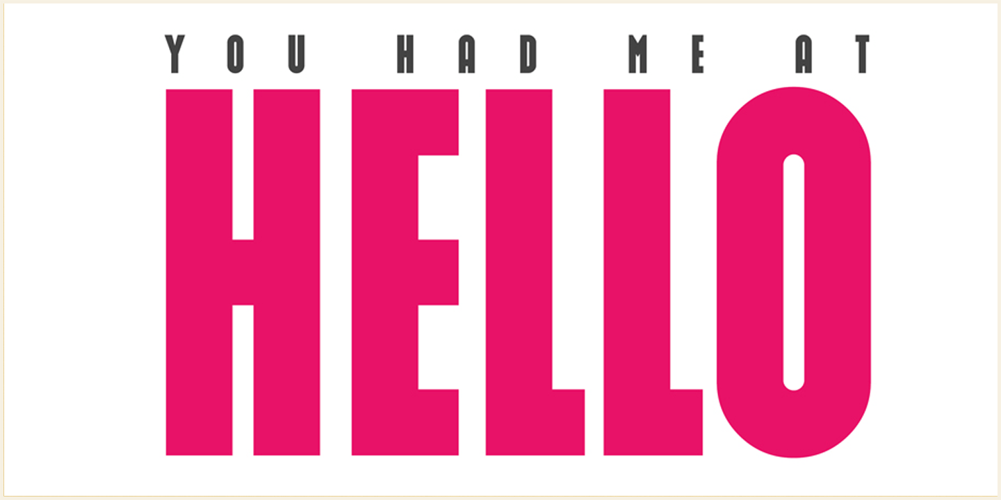 Americaline Font Poster #1