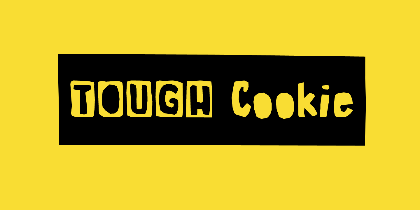 Tough Cookie Font Poster #1