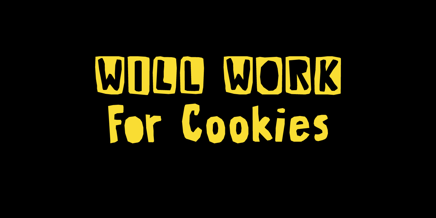 Tough Cookie Font Poster #1