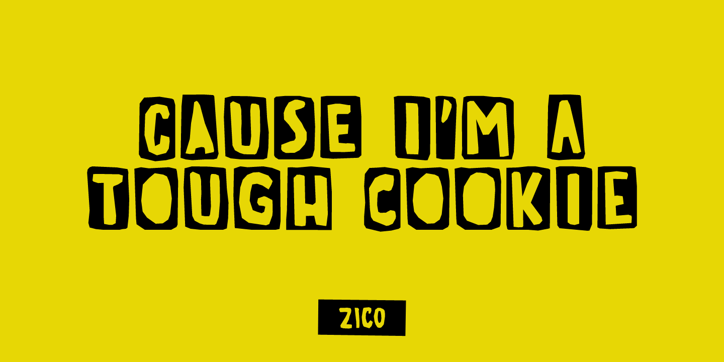 Tough Cookie Font Poster #1