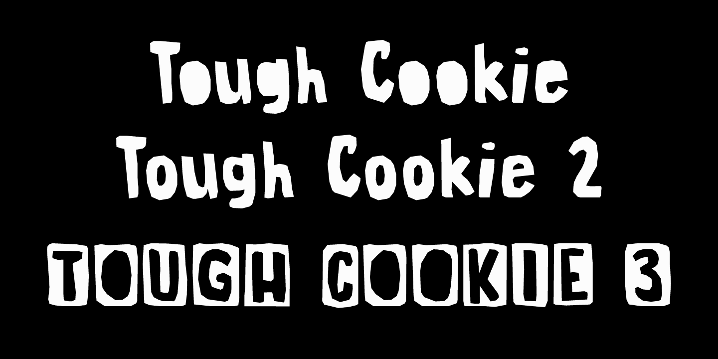 Tough Cookie Font Poster #1