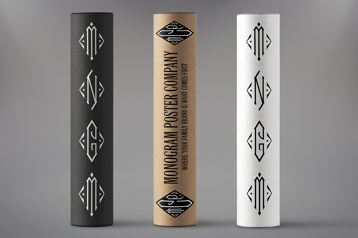 MFC Diamerrick Monograms Font Poster #1