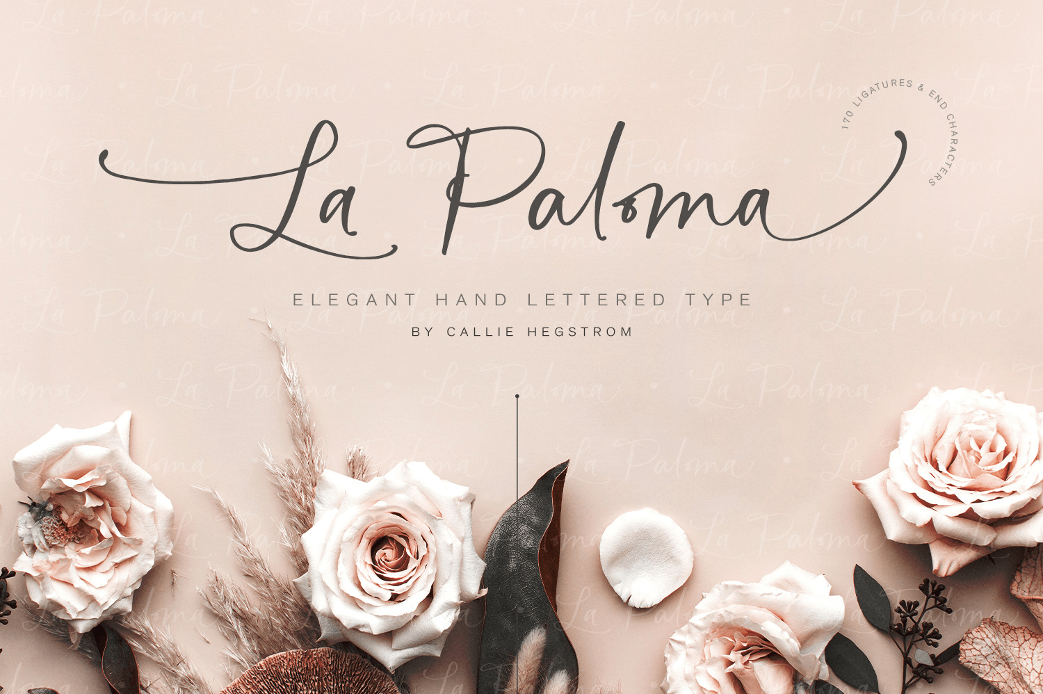 La Paloma Font Poster #1