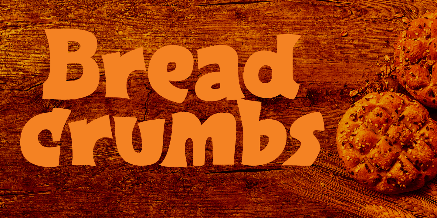 Breadcrumbs Font Poster #1