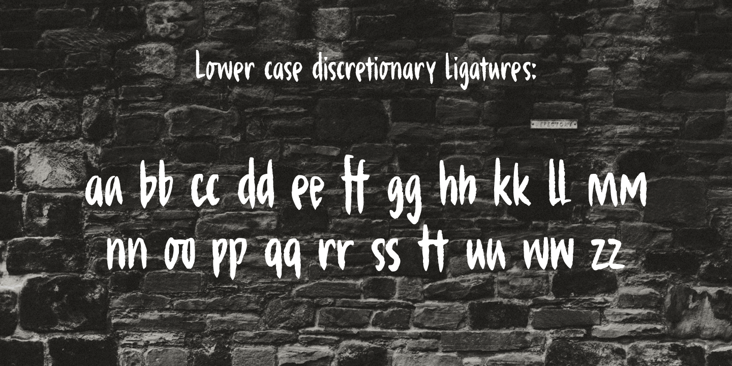 Hungry Zombie Font Poster #1