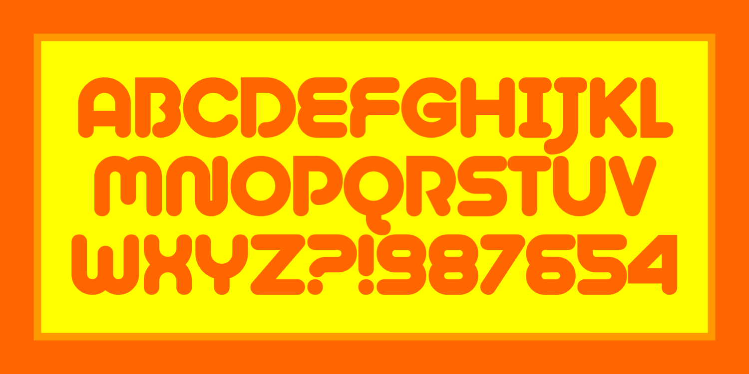 Plush Regular Font Poster #1