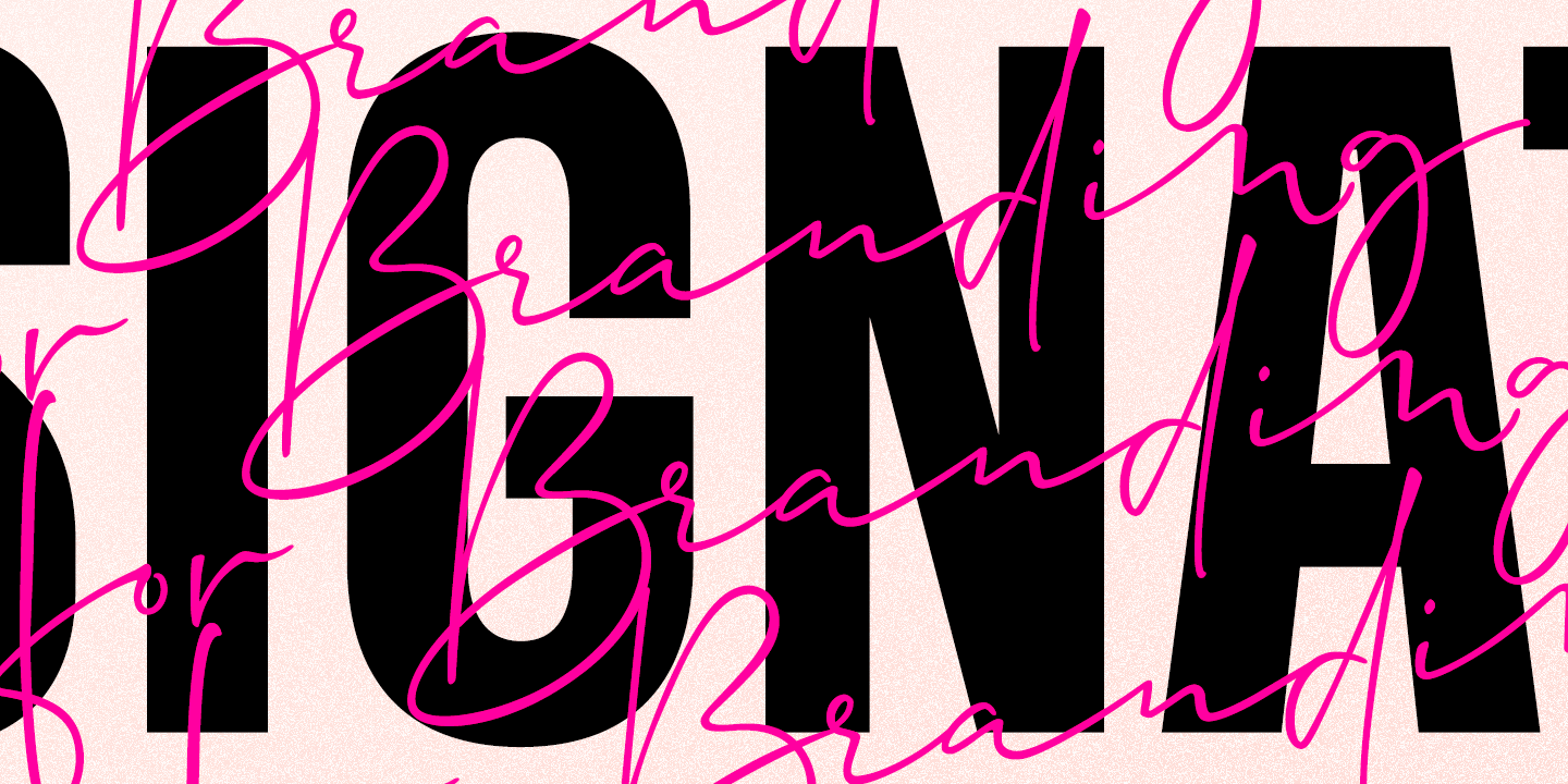 Allison Script Font Poster #1
