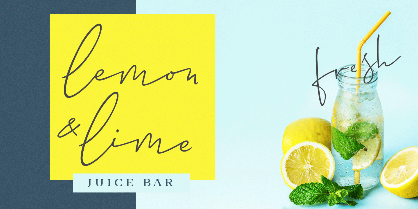Allison Script Font Poster #1