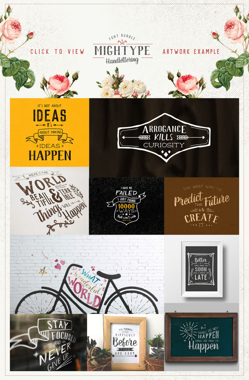 Mightype Font Poster #1