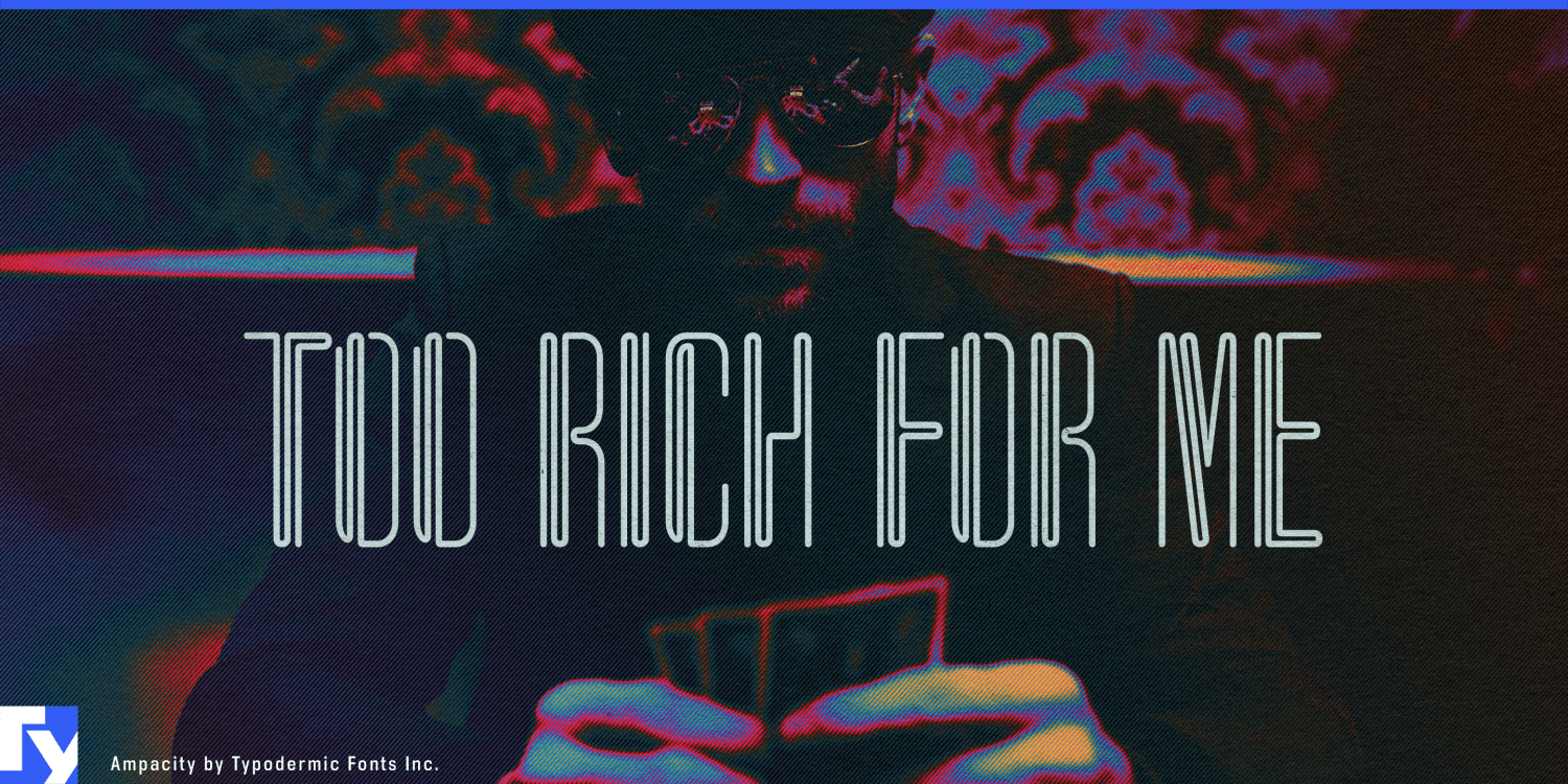 Ampacity Font Poster #1