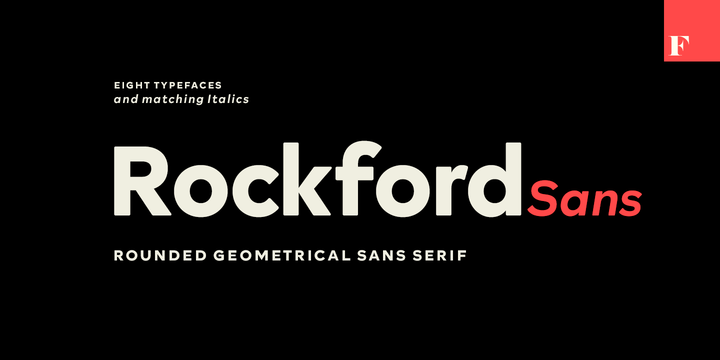 Rockford Sans Font Family Poster