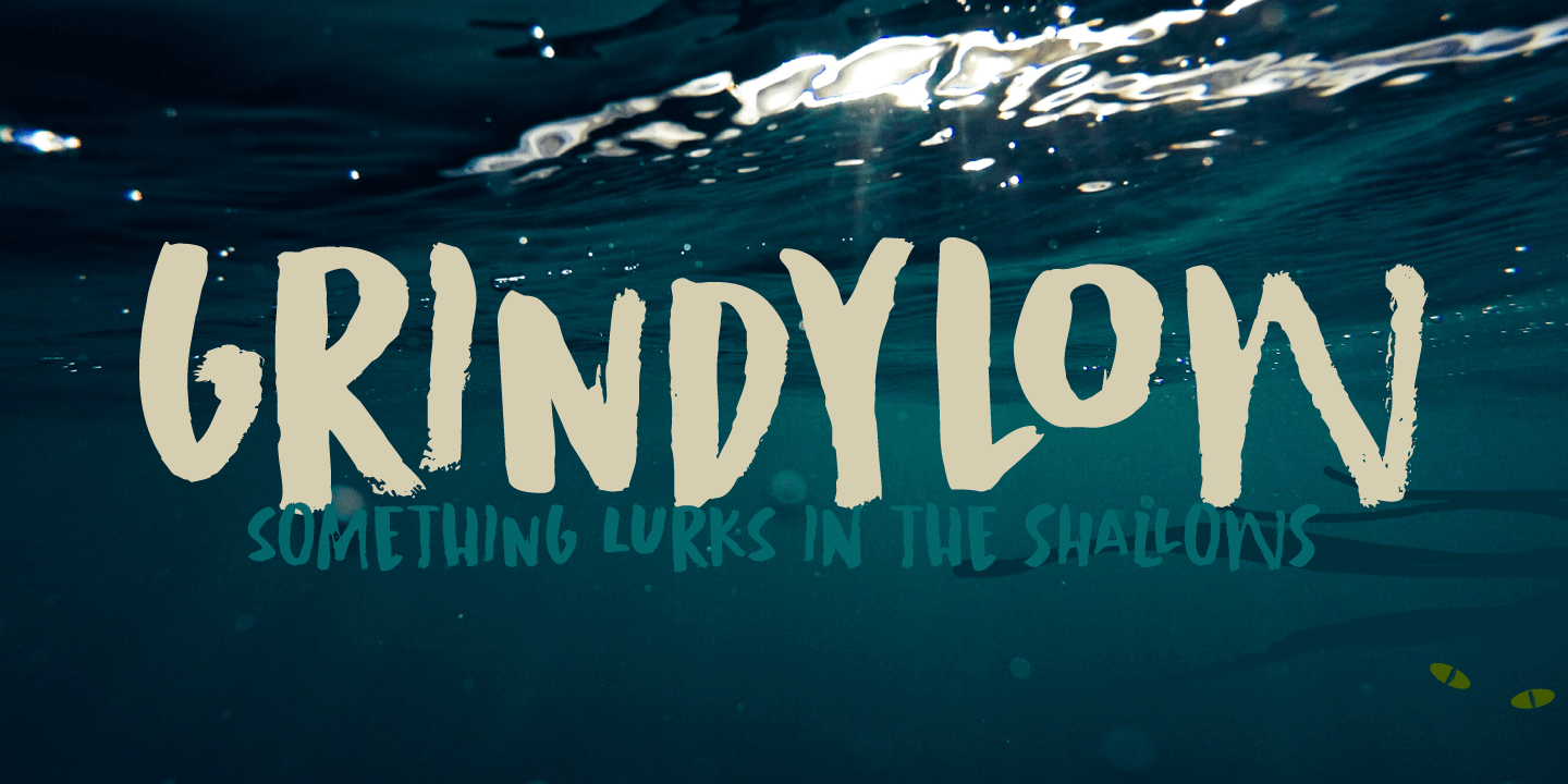 Grindylow Font Poster #1