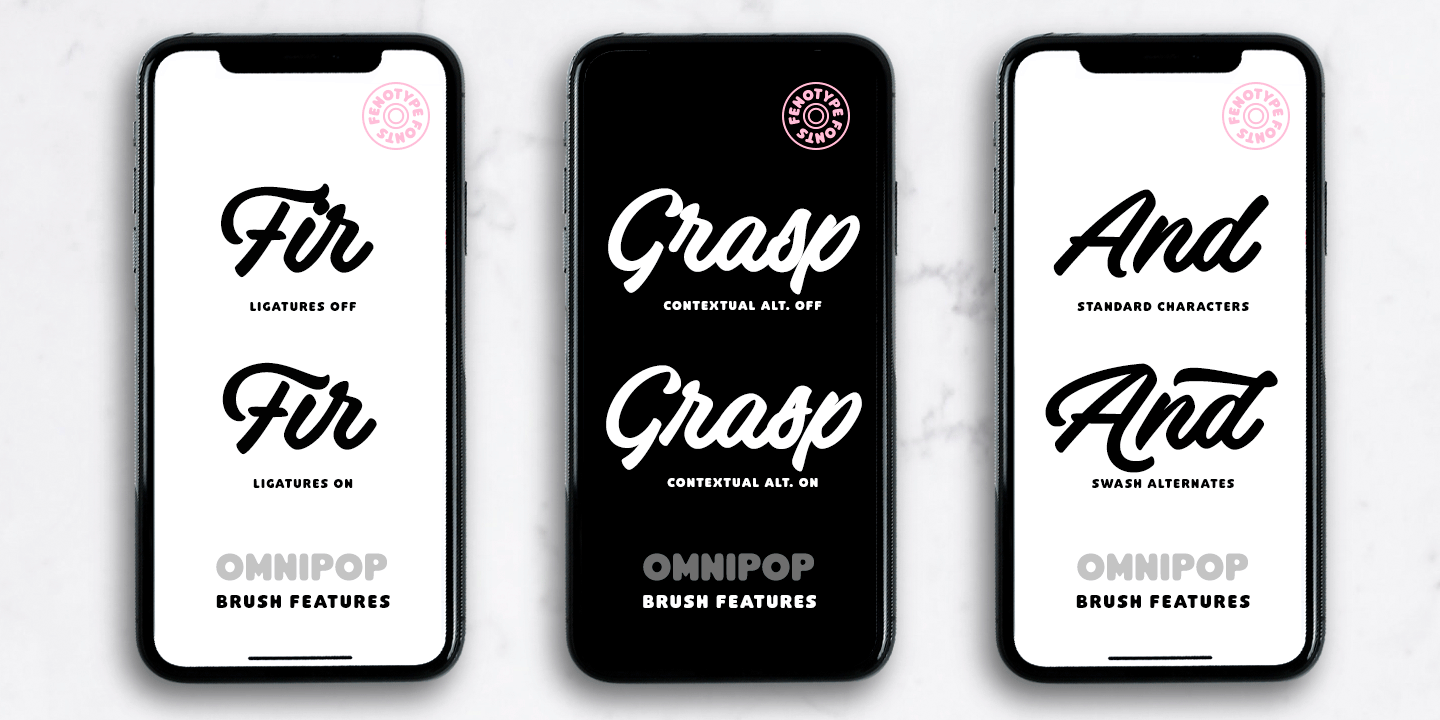 Omnipop Font Poster #1