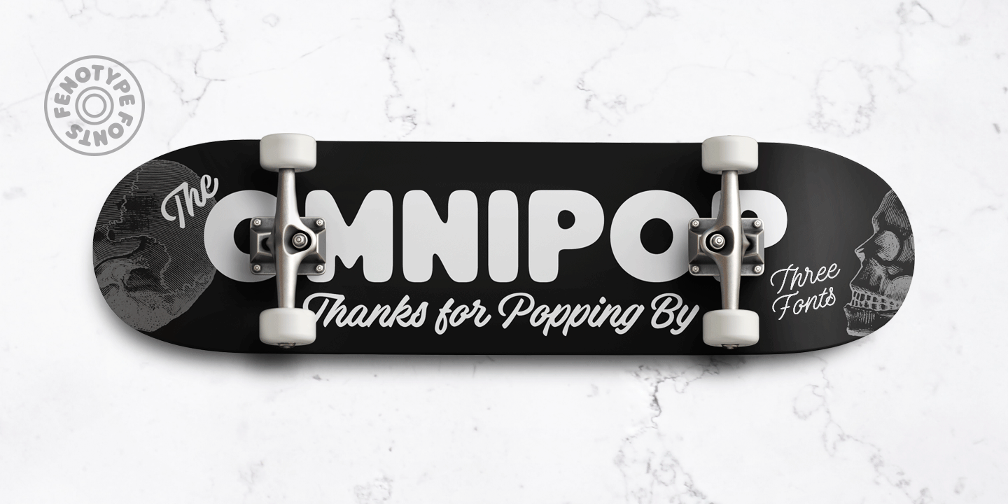 Omnipop Font Poster #1