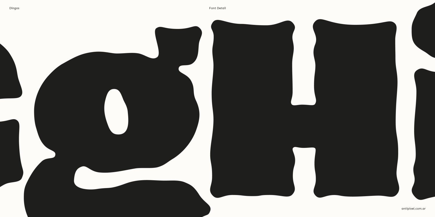 Dingos Font Poster #1