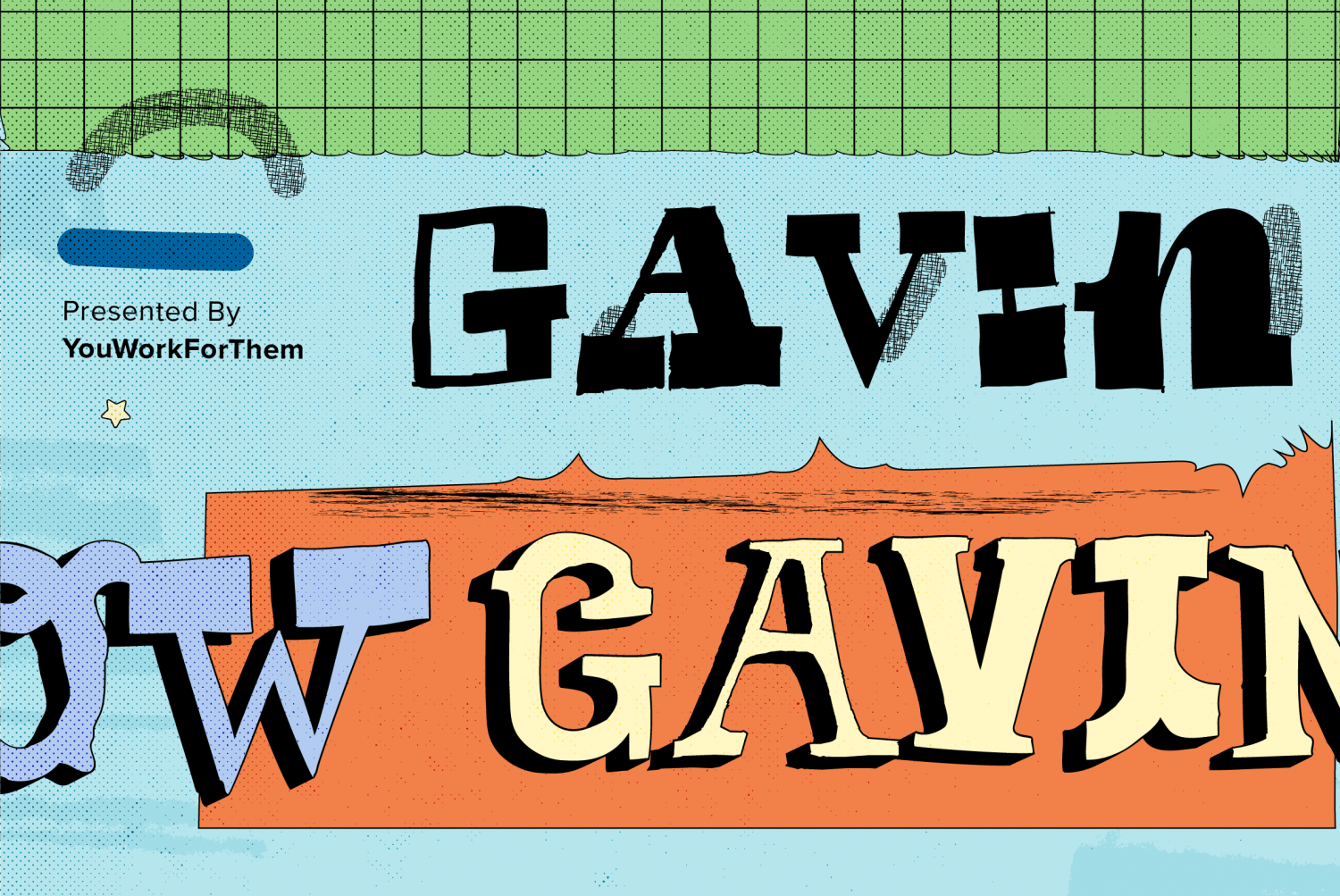 YWFT Gavin Font Poster #1