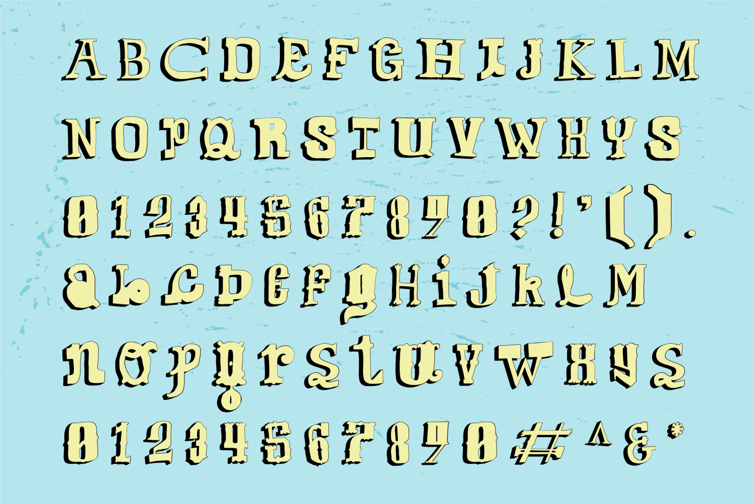 YWFT Gavin Font Poster #1