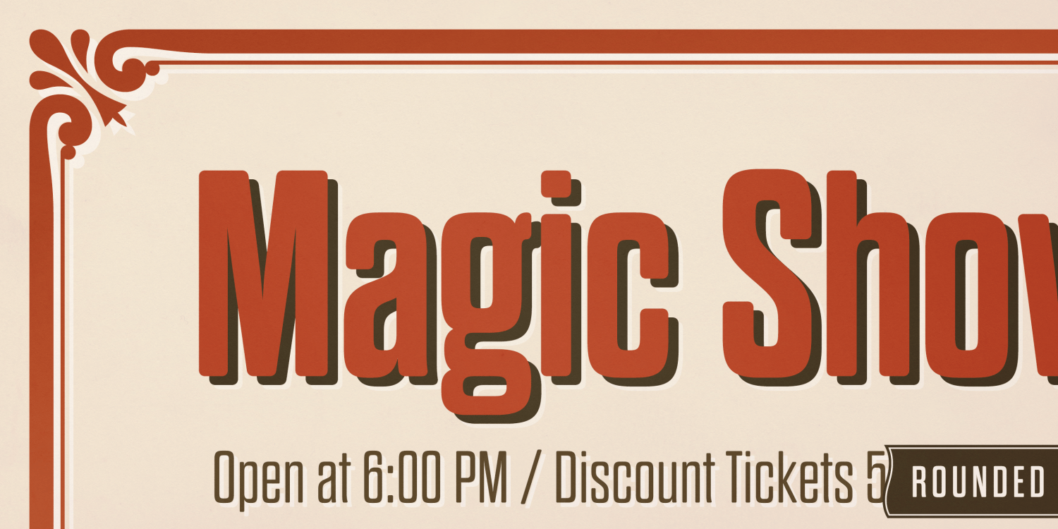 Dharma Gothic Rounded Font Poster #1