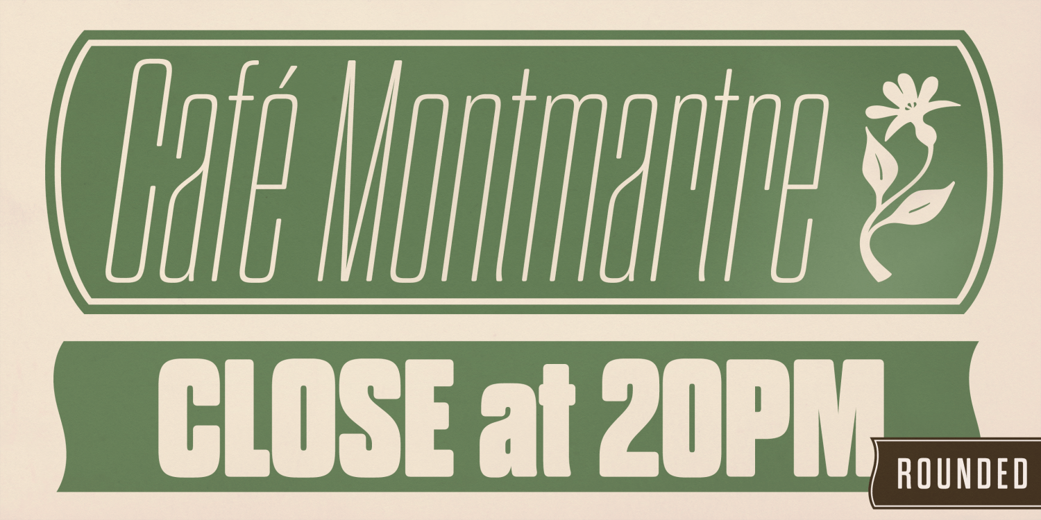 Dharma Gothic Rounded Font Poster #1