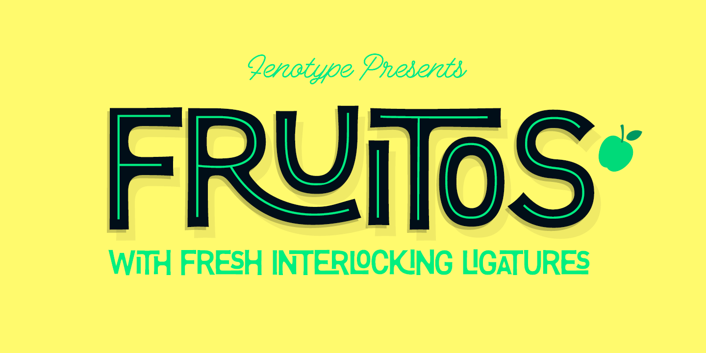 Fruitos Font Poster #1