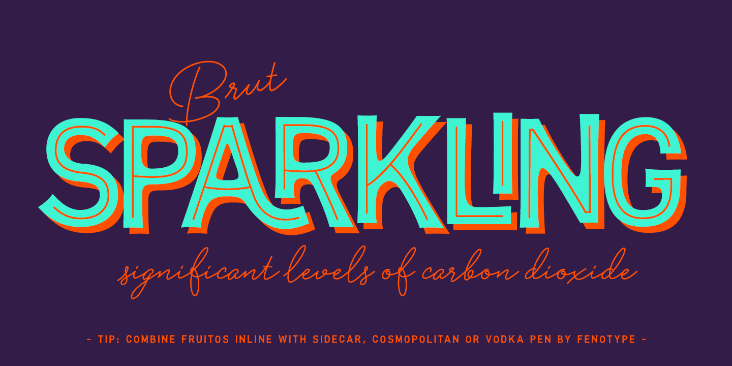 Fruitos Font Poster #1