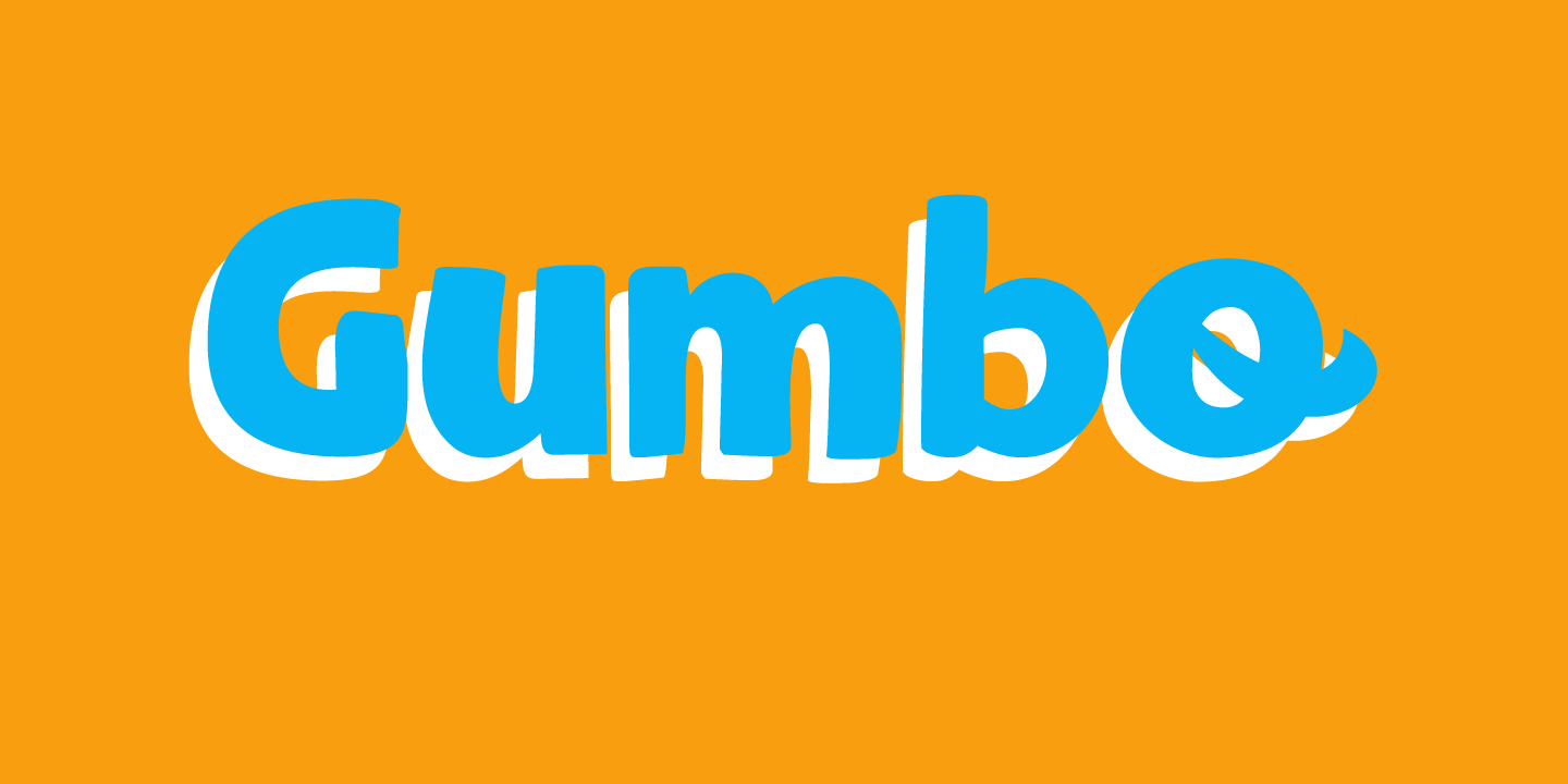 Gumbo Font Poster #1