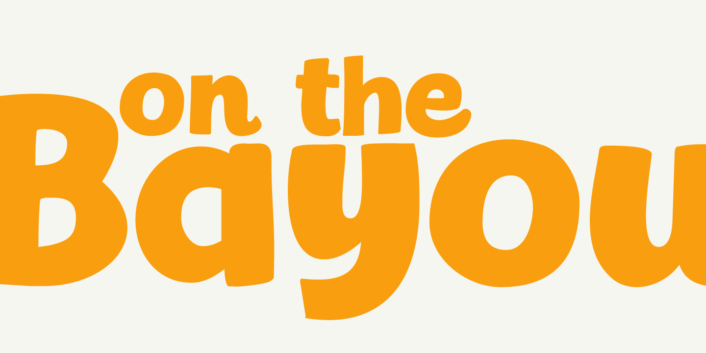 Gumbo Font Poster #1