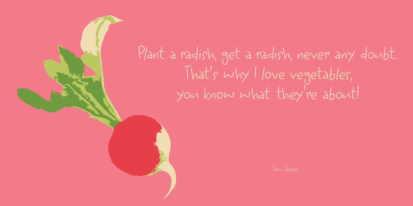 Vegetability Font Poster #1